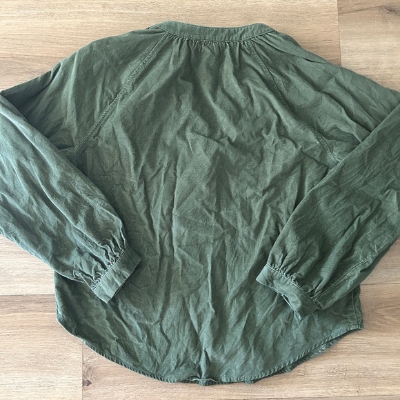 Universal Thread Long Sleeve Relaxed Fit Corduroy Top, Olive Green, XS- EUC - Picture 8 of 8